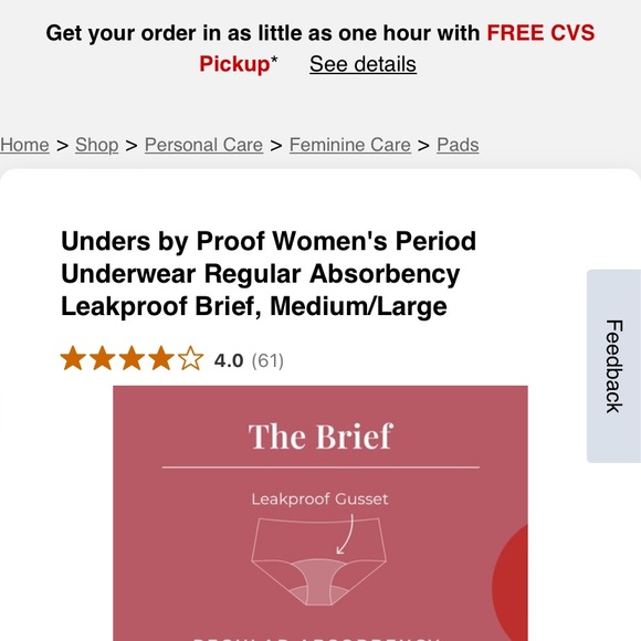 Unders by proof. Say goodbye to liners and pads - Picture 7 of 11